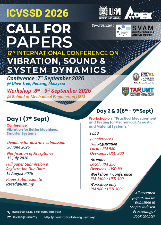 ICVSSD 2026 Call for Paper